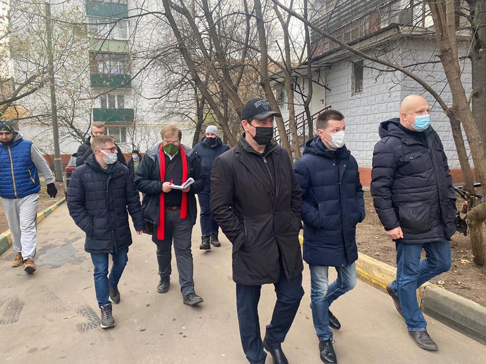 14 ноября 2020 года обход провел исполняющий обязанности главы управы Михалев А.Н.
